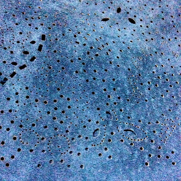 Zara Basic* (XS) WOMENS Pig LEATHER TOP, Laser Cut - Picture 5 of 10